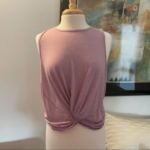LULULEMON Crop Knot Shirt